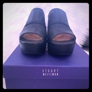 Stuart Weitzman Wedge Sandals.